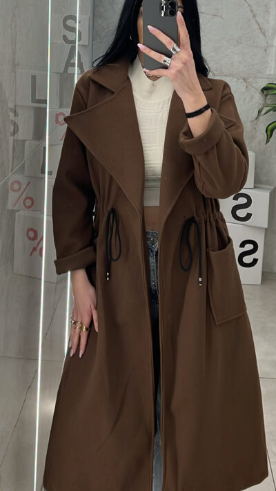 Παλτο 3057/Καφέ