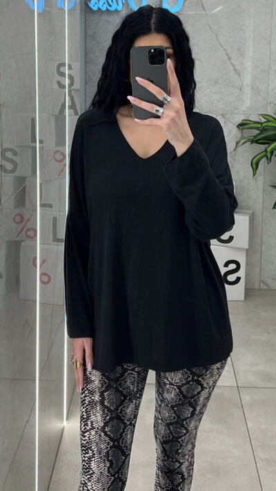 Oversized Μπλούζα 2066/ Μαύρο