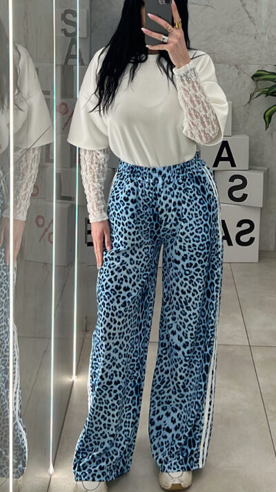 Παντελόνα Φόρμας Λεοπάρ 6865/ Γαλάζιο