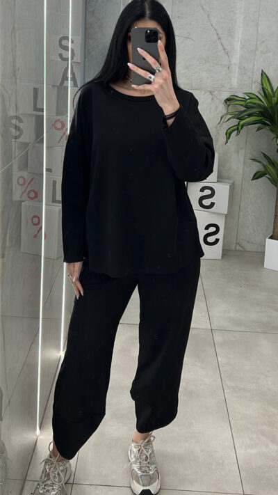 Σετ casual 2662/Μαύρο