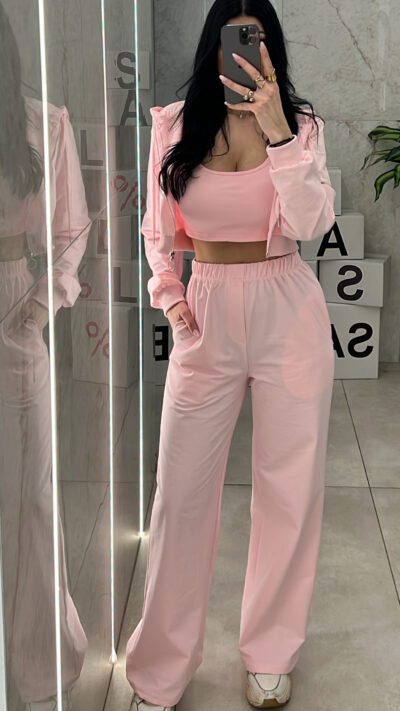 Σετ Φόρμας 28001/Ρόζ