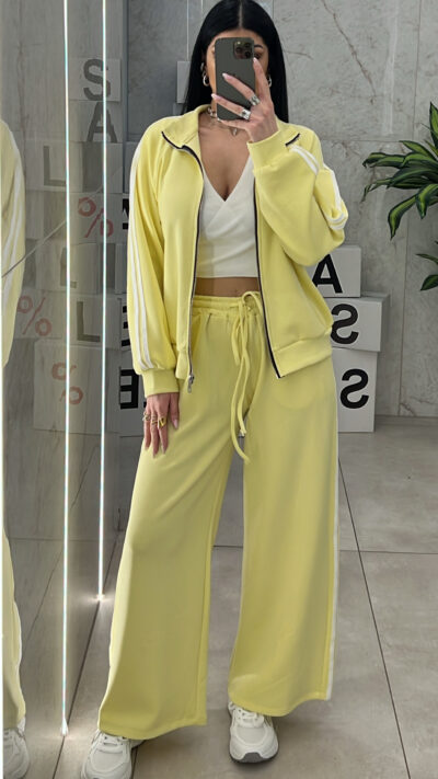 Σετ Φορμας Με Ρίγες 30135155/ Κίτρινο