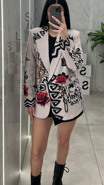 Σακάκι Με Σχέδιο 23982