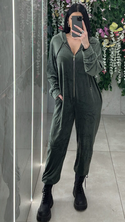 Ολόσωμη Βελουτέ 50009/ Χακί