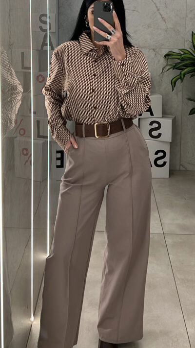 Παντελόνα Με Ζώνη 16000/Πούρο