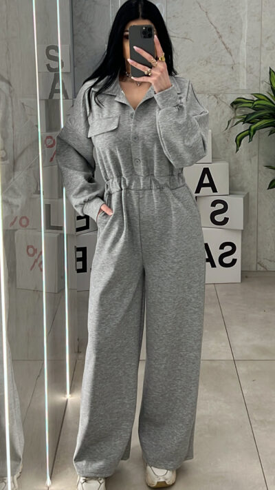 Ολόσωμη Φόρμα 3397/Γκρί