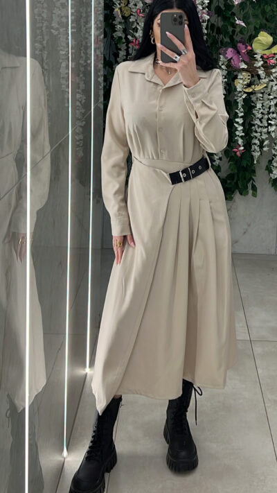 Φόρεμα FOR00709 /Μπέζ