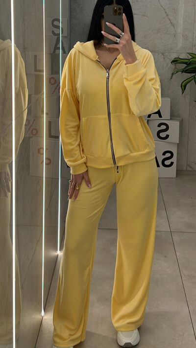 Σετ Βελουτέ SET27890/ Κίτρινο