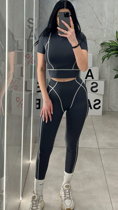 Σετ Γυμναστικής RTT59255 /Γκρί Σκούρο