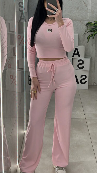 Σετ Φόρμας Ριπ 24413/ Ρόζ