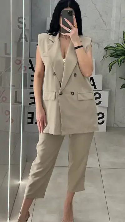 Σετ Με Αμάνικο Γιλέκο 2294/Πούρο