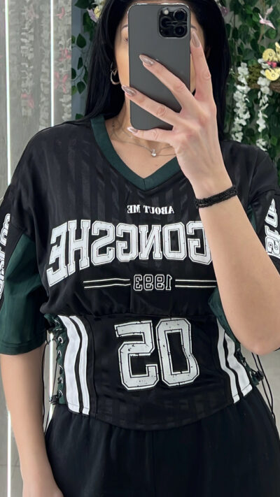 Μπλούζα Με Στάμπα 30175/ Μαυρο