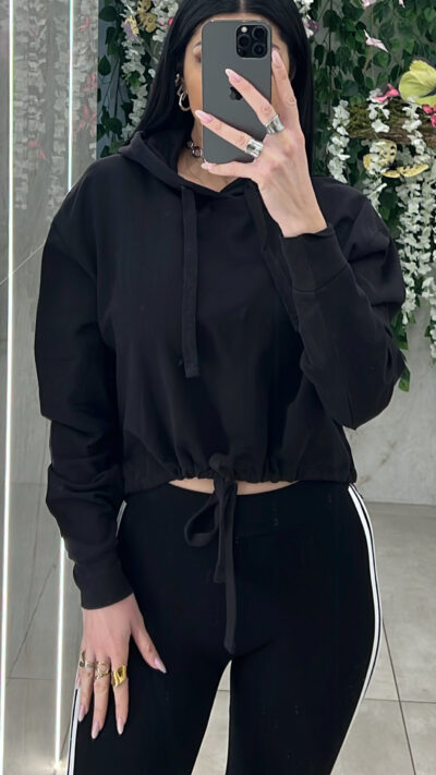 Φούτερ 458009/Μαύρο