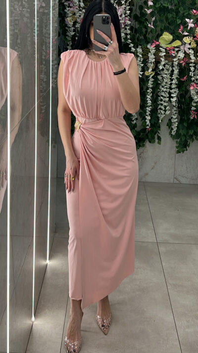 Φόρεμα Μακρυ 44645/ Ρόζ