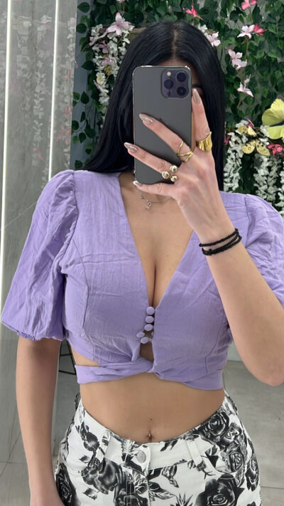 Τόπ Κοντομάνικο 37882/ Λιλά