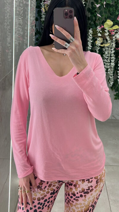 Μπλούζα Πλεκτή 58987 /Ρόζ