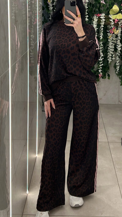 Σετ Λεοπάρ 25709/ Καφέ