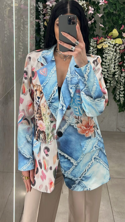 Σακάκι με σχέδιο 3079/Τίγρη