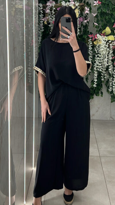 Σετ Casual 40987/Μαυρο