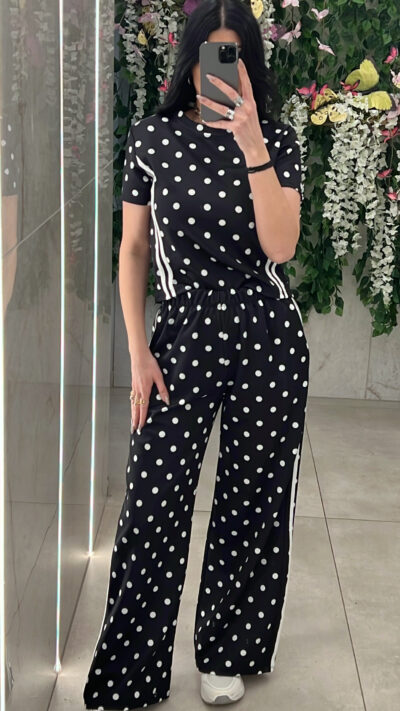 Σετ Φόρμας Πουά 10190/ Μαυρο