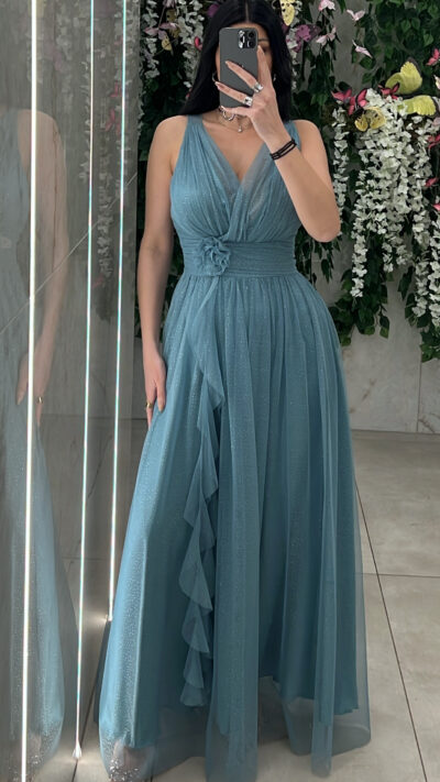 Φόρεμα Με Τουλι 542