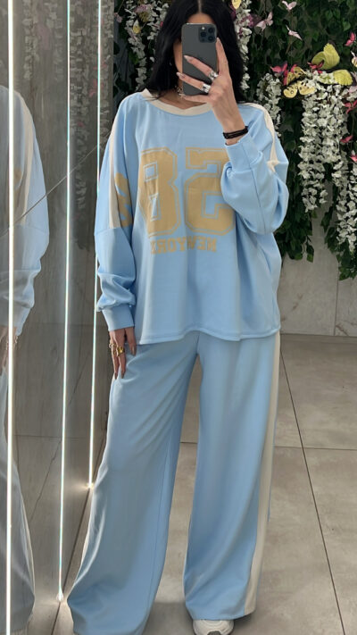 Σετ Φόρμας Με Σταμπα 25531/ Γαλάζιο