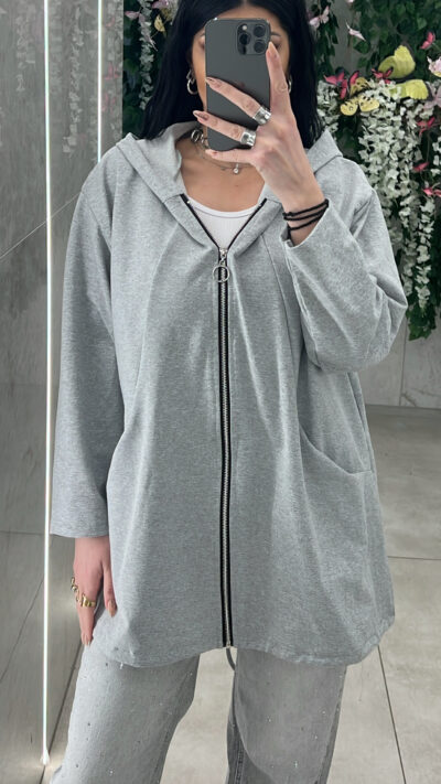 Ζακέτα 16018/ Γκρι