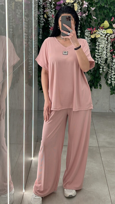 Σετ Casual 26096/ Ρόζ