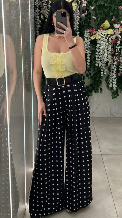 Παντελόνα Πουα 65432/ Μαυρο