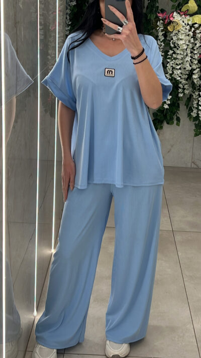 Σετ Casual 26096/ Γαλαζιο