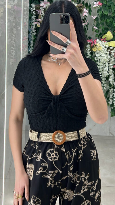 Μπλουζα 3645/ Μαυρο