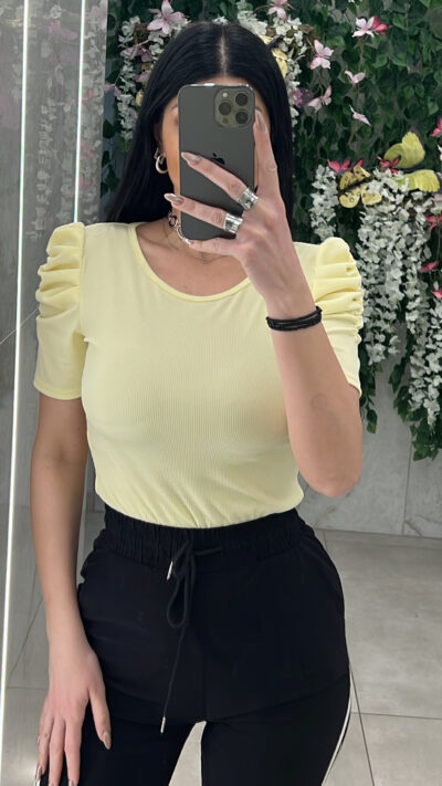 Μπλουζα Ριπ 19812/ Κίτρινο