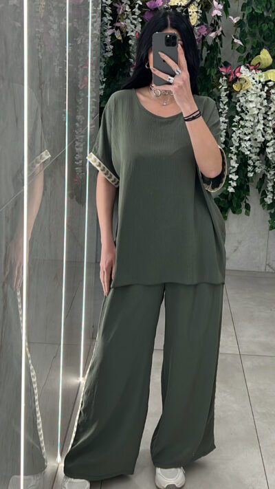 Σετ Casual 40987/Χακι