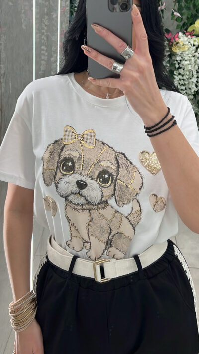 Τ- Shirt Με Σταμπα 4321/ Μπεζ