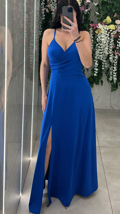 Φόρεμα 6258/ Μπλε Ρουα