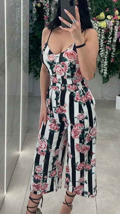 Ολόσωμη Φόρμα Capri Chains Roses