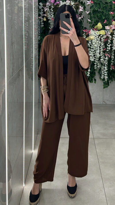 Σετ Casual 2789/ Καφε