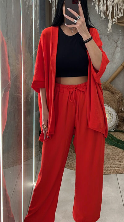 Σετ Casual 2789/Κόκκινο