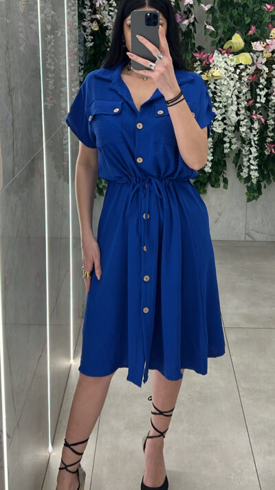 Φόρεμα Casual 12678/ Μπλε Ρουα