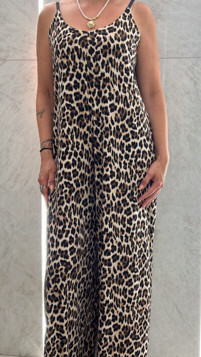 Ολόσωμη Ελαστική AnimalPrint/Λεοπάρ