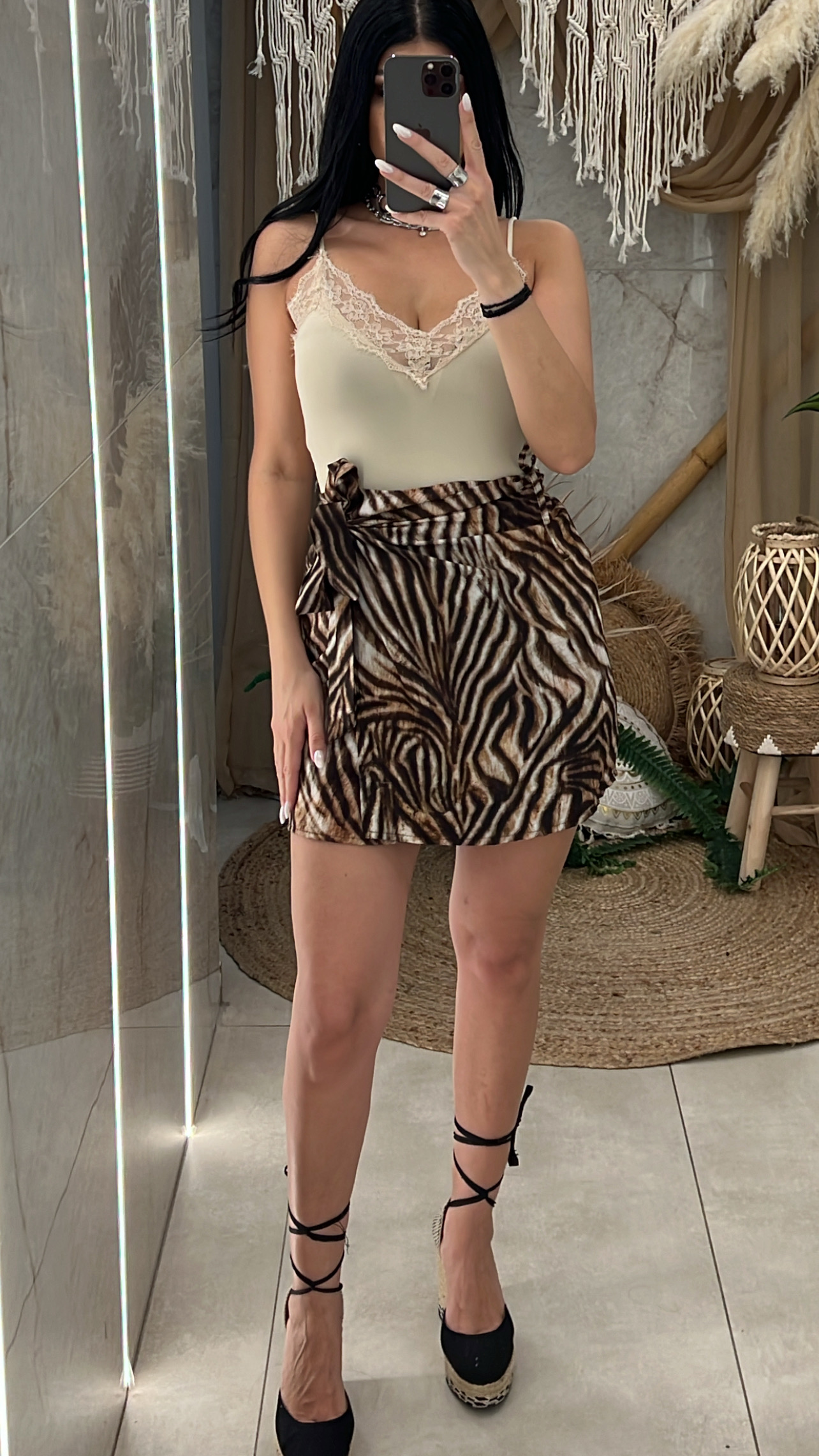 Φούστα Παρεό Mini 6326/Animal Zebra
